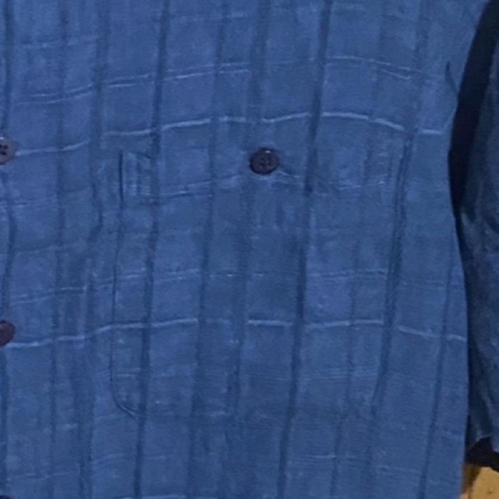 MENS MARC EDWARDS
SHORT SLEEVE BUTTON DOWN\Large/Blue - Picture 11 of 15